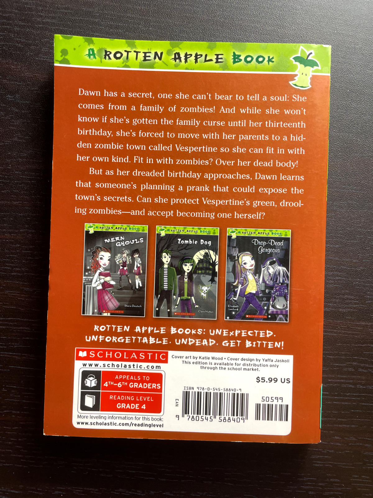 Dawn Of The Dead A Rotten Apple Book Catherine Hapka Paperback 2014