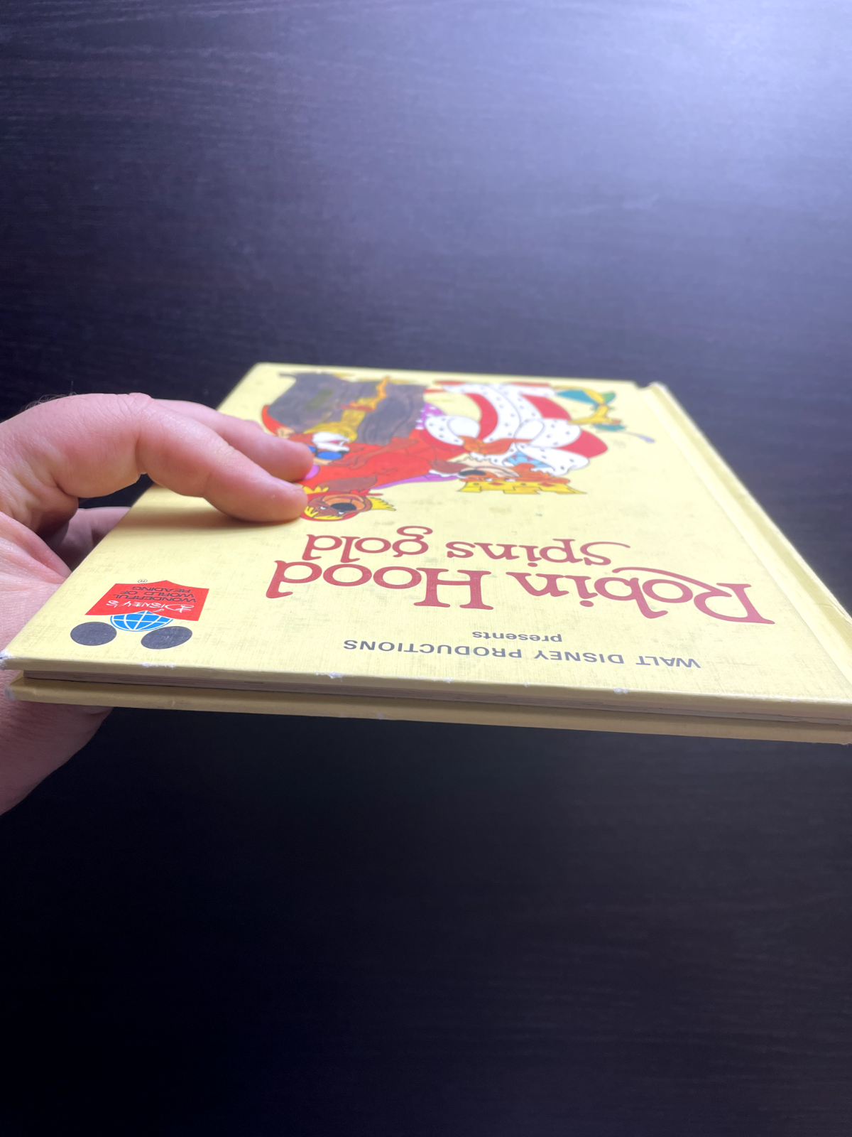 Robin Hood Spins Gold Disney Book Club Staff  1977 Hardcover First American Edit