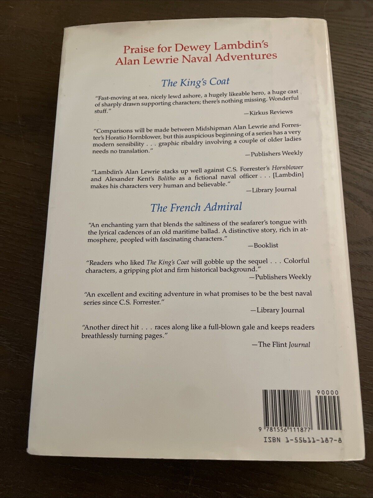 The King's Commission by Dewey Lambdin - Signed By Author