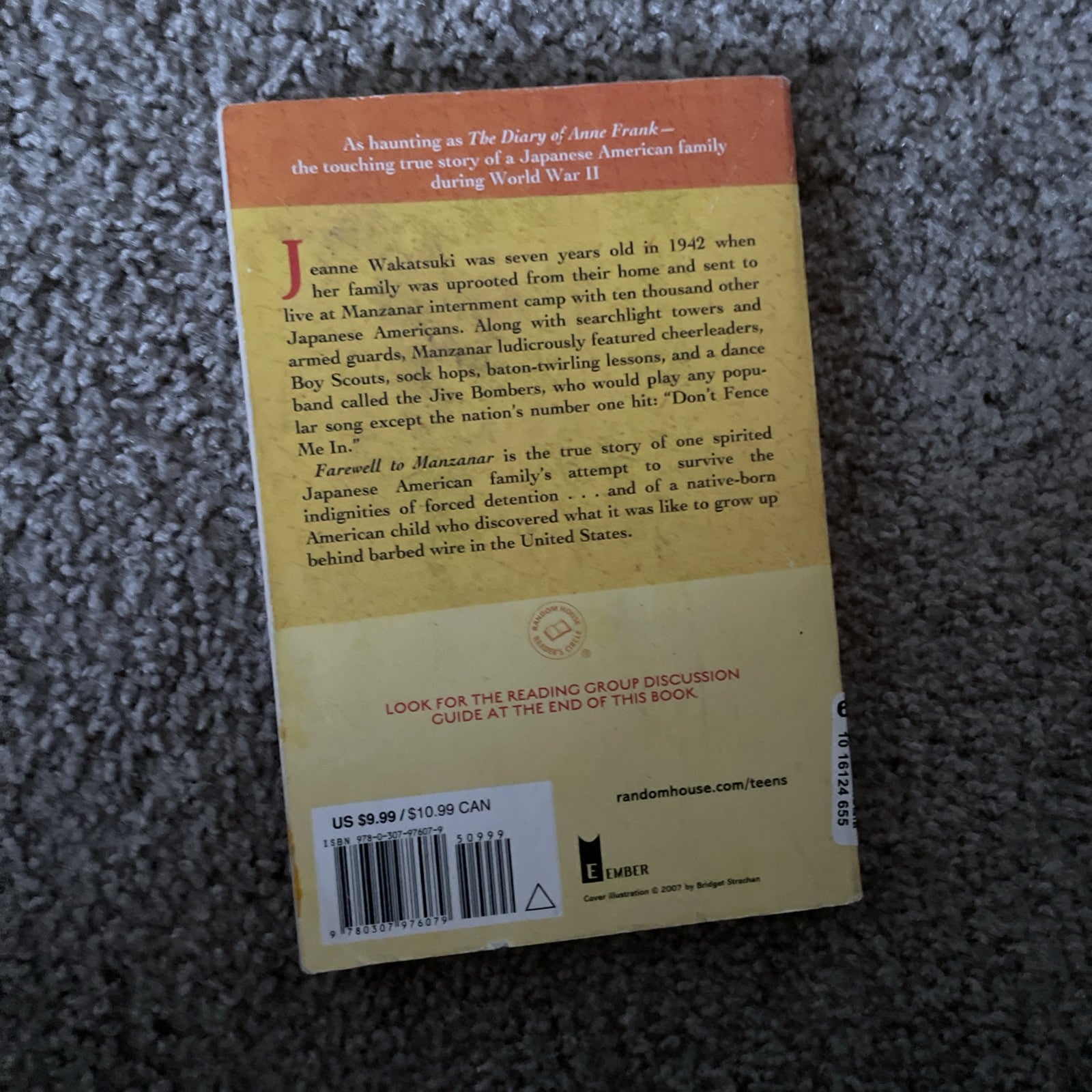 Farewell to Manzanar by James D. Houston and Jeanne Wakatsuki Houston (1983,...